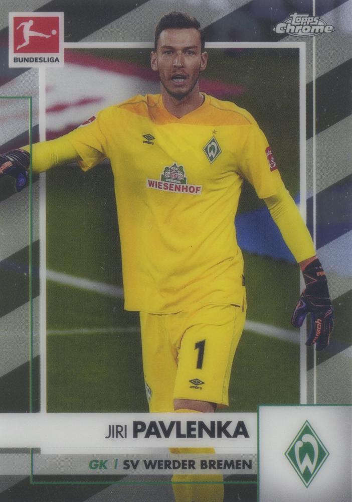 Jiri Pavlenka 2020 Topps Chrome Bundesliga 27