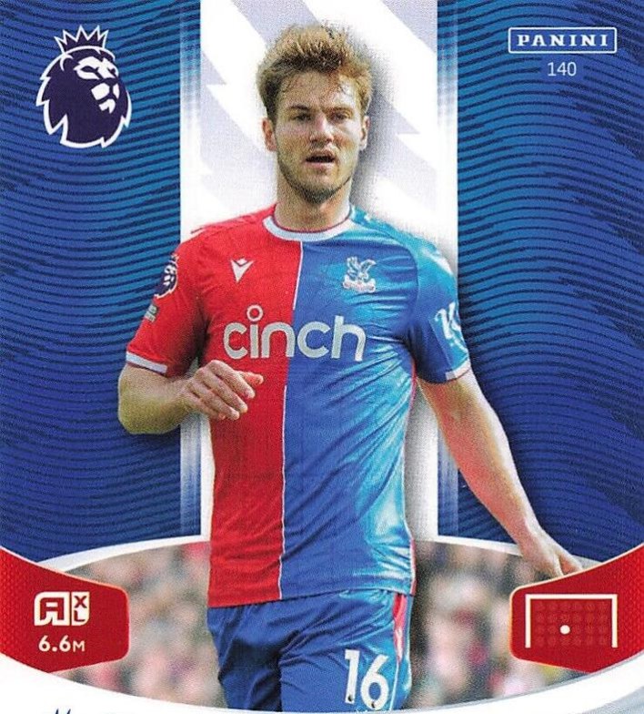 Joachim Andersen 2024 Panini Adrenalyn XL Premier League