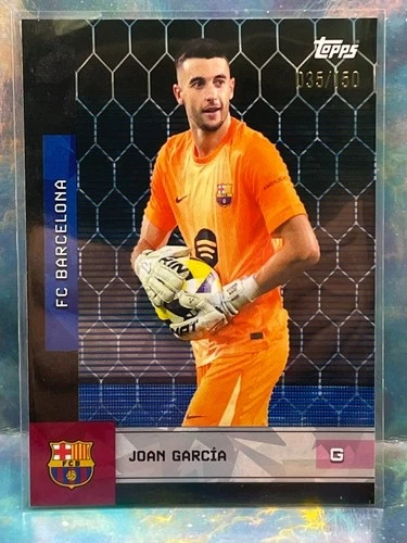 Joan Garcia 2025 Topps Chrome Blue Refractor /150