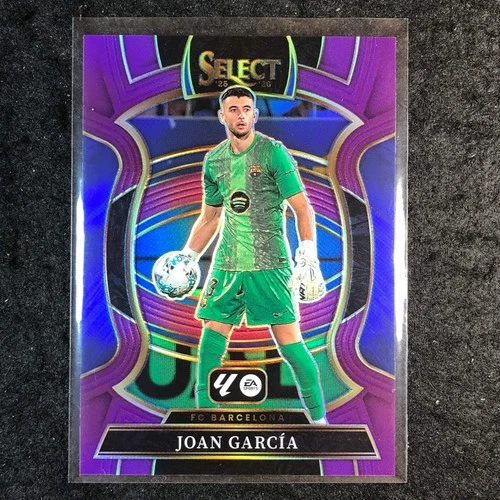 Joan Garcia 2025 Panini Select La Liga Terrace Purple 3/125