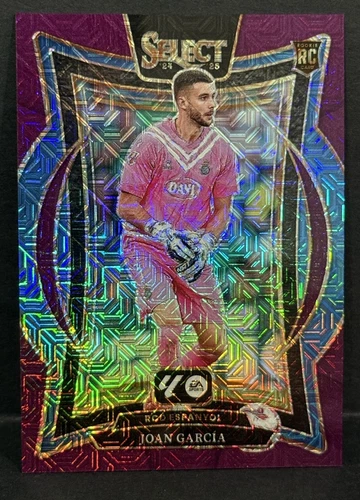 Joan Garcia 2024 Panini Select Purple Mojo Prizm