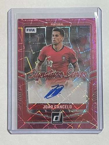 Joao Cancelo 2024 Panini Donruss Soccer Pink Velocity