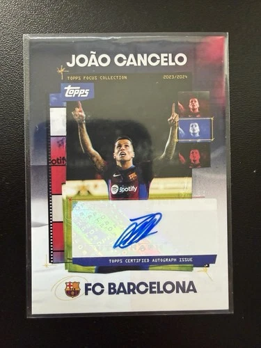 Joao Cancelo 2023 Topps FC Barcelona Focus