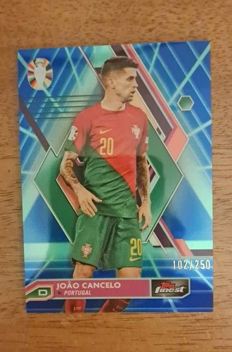 Joao Cancelo 2023 Topps Finest Blue & Aqua
