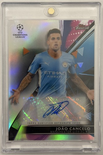 Joao Cancelo 2021 Topps Finest Chrome Refractor