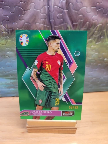 Joao Cancelo 2023 Topps Finest Green Refractor /99