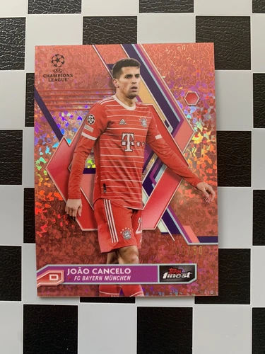 Joao Cancelo 2022 Topps Finest Rose Gold /50