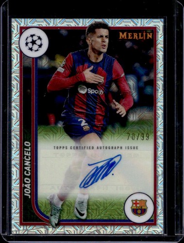 Joao Cancelo 2023 Topps Merlin Chrome Refractor /99