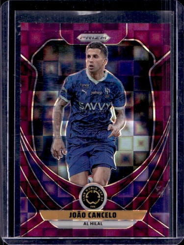 Joao Cancelo 2025 Panini Prizm FIFA Club World Cup Purple Pandora /49