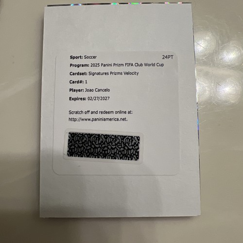 Joao Cancelo 2025 Panini Prizm Velocity