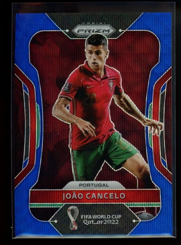Joao Cancelo 2022 Panini Prizm World Cup Blue Wave /199