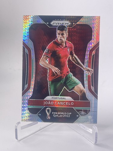 Joao Cancelo 2022 Panini Prizm World Cup Hyper Prizm