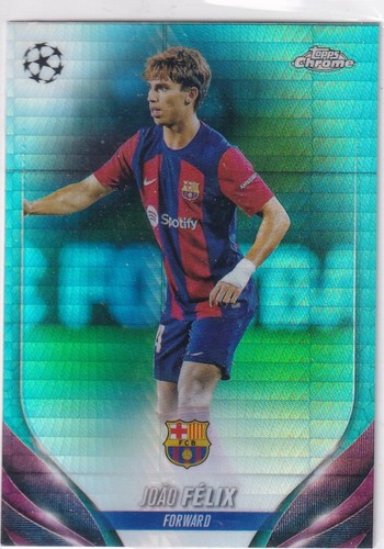 Joao Felix 2024 Topps Chrome Champions League Aqua Refractor