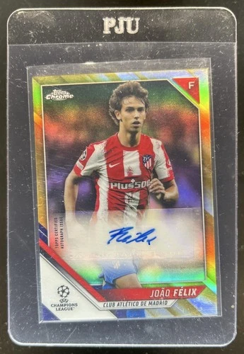 Joao Felix 2021 Topps Chrome Gold Refractor /50