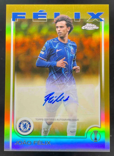 Joao Felix 2024 Topps Chrome Gold Refractor /50