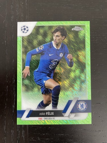 Joao Felix 2023 Topps Chrome Green Shimmer Refractor /399