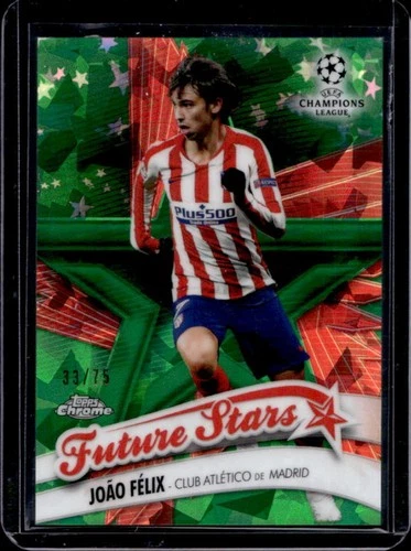 Joao Felix 2020 Topps Chrome Sapphire Green Refractor /75