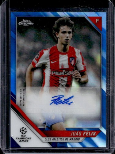Joao Felix 2021 Topps Chrome UEFA Blue Refractor /150