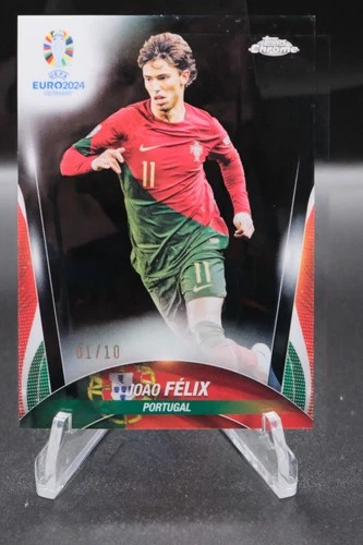 Joao Felix 2024 Topps Chrome UEFA Euro Black Refractor /10