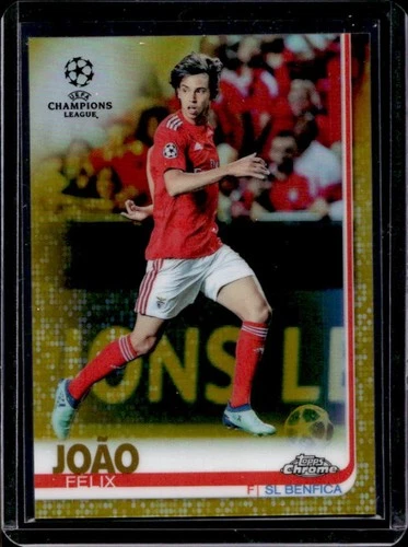 Joao Felix 2018 Topps Chrome UEFA Gold Refractor /50