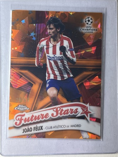 Joao Felix 2019 Topps Chrome UEFA Sapphire Orange /50