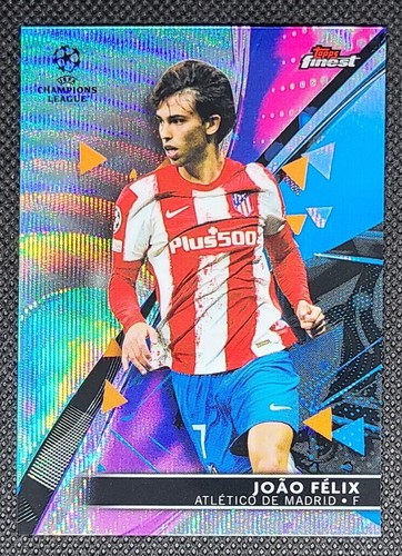 Joao Felix 2021 Topps Finest Aqua Wave Refractor /75