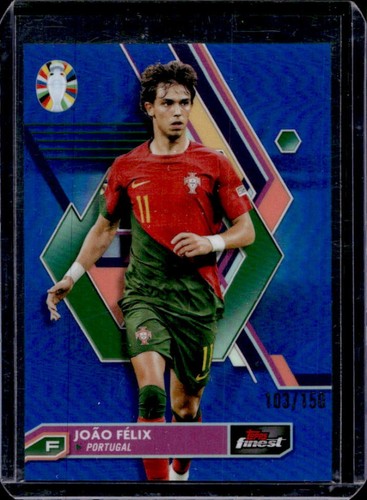 Joao Felix 2024 Panini Finest Blue Refractor /150