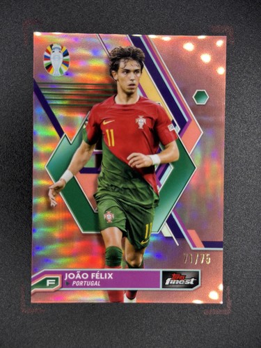 Joao Felix 2023 Topps Finest Rose Gold Refractor /75