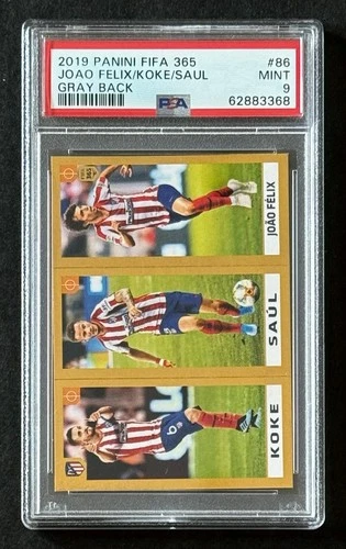 Joao Felix / Koke / Saul 2019 Panini FIFA 365