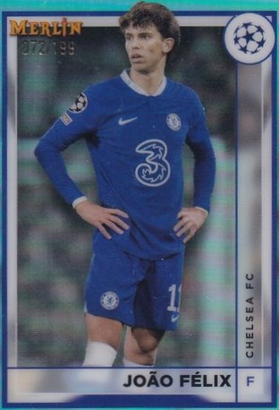 Joao Felix 2023 Topps Merlin Chrome Aqua /199