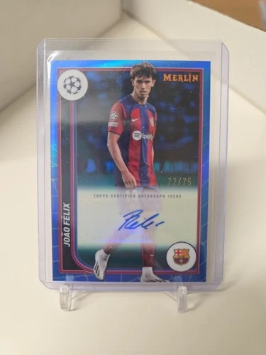 Joao Felix 2023 Topps Merlin Chrome Blue /75