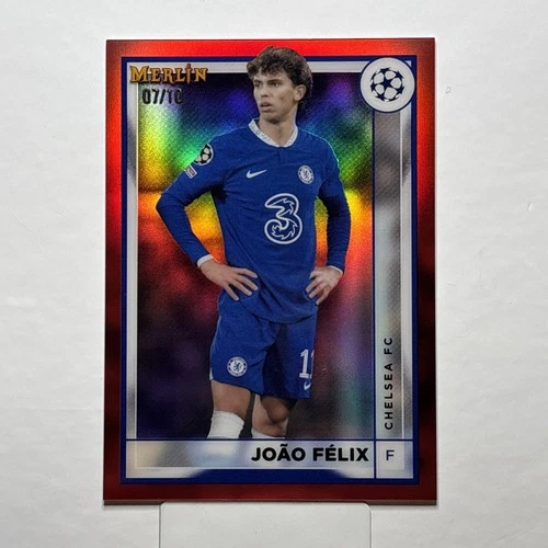Joao Felix 2022 Topps Merlin Chrome Red Refractor /10