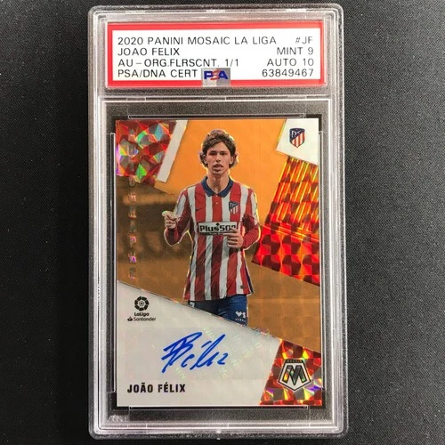 Joao Felix 2020 Panini Mosaic Orange Fluorescent 1/1