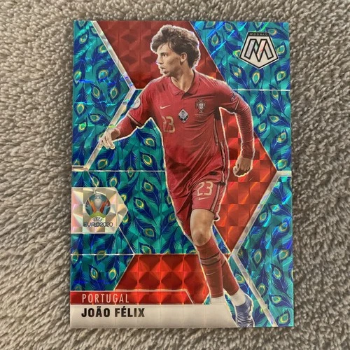 Joao Felix 2021 Panini Mosaic UEFA Euro 2020 Peacock Prizm