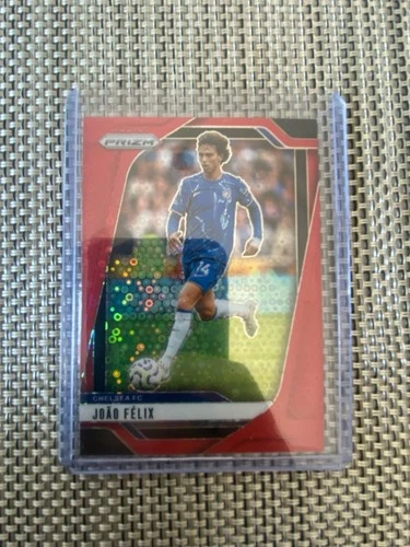 Joao Felix 2024 Panini Prizm EPL Red Prizm /49
