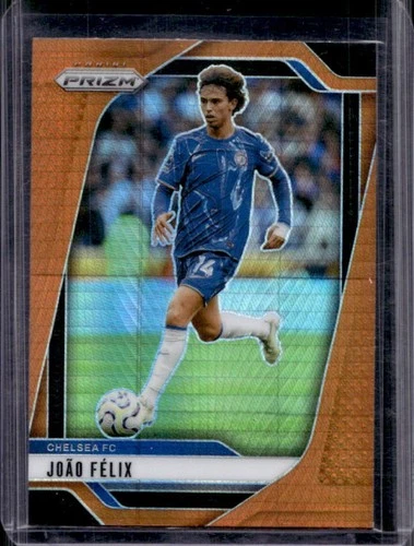 Joao Felix 2024 Panini Prizm Premier League Orange Hyper #97