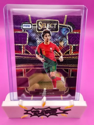 Joao Felix 2023 Panini Select FIFA Purple Mojo Prizm