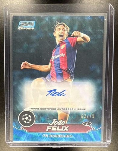 Joao Felix 2024 Topps Stadium Club Chrome Blue Wave Refractor /75