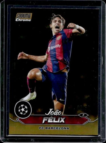 Joao Felix 2023 Topps Stadium Club Chrome Gold Refractor /50
