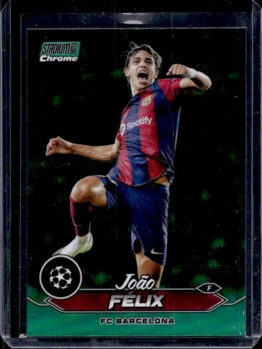 Joao Felix 2023 Topps Stadium Club Chrome UEFA Green Refractor /150