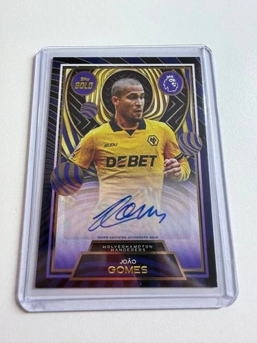 Joao Gomes 2025 Topps Gold Premier League Gold /50