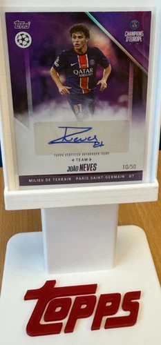 Joao Neves 2025 Topps Champions D'Europe Purple /50