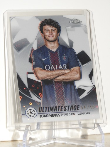 Joao Neves 2025 Topps Chrome Black /10