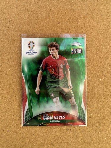 Joao Neves 2023 Topps Chrome Green Raywave