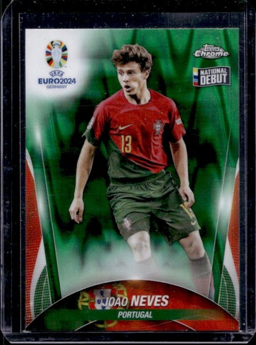 Joao Neves 2023 Topps Chrome Green Wave Refractor #46