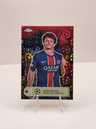 Joao Neves 2024 Topps Chrome Logofractor Red 5/5