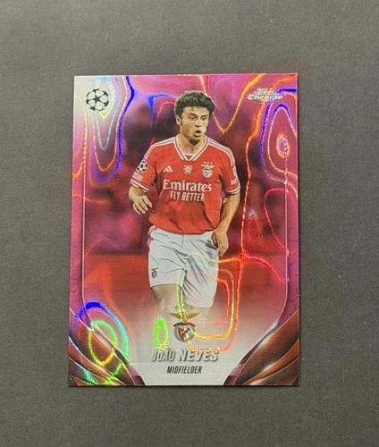 Joao Neves 2023 Topps Chrome Pink Refractor