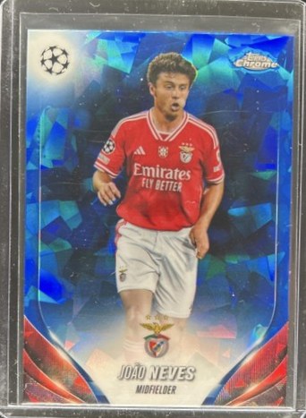 Joao Neves 2023 Topps Chrome Sapphire