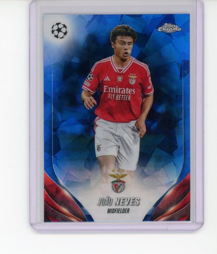 Joao Neves 2023 Topps Chrome Sapphire