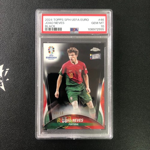 Joao Neves 2024 Topps Chrome Sapphire Black /10